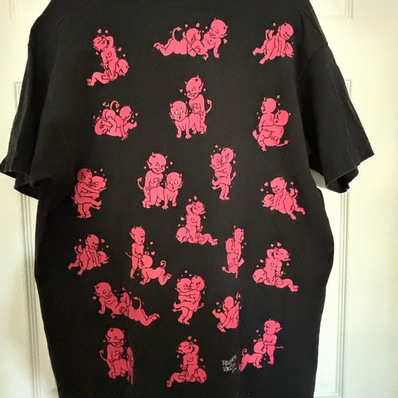 Fashion Victim Devil Sex Vintage Shirt XL Black - Picture 2 of 4